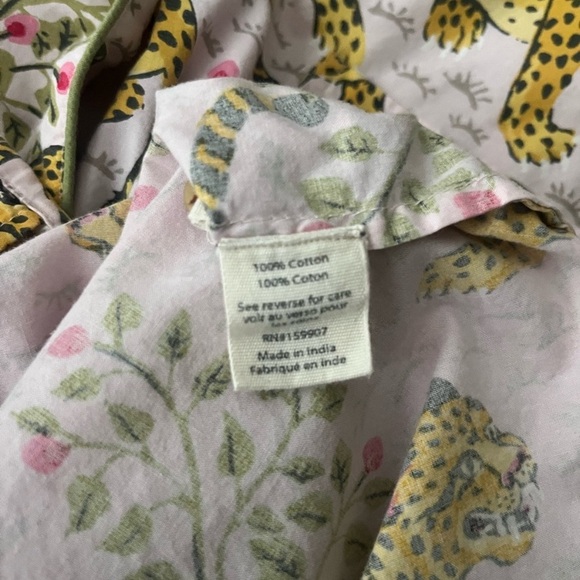 Printfresh Leopard Print Pajama Set - Pink and Yellow - Picture 6 of 12